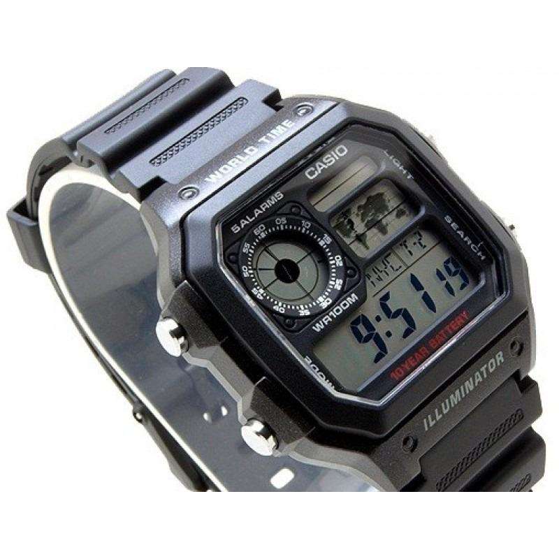 Casio AE-1200WH-1AVDF Black Resin Watch for Men-Watch Portal Philippines