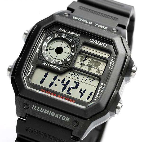 Casio AE-1200WH-1AVDF Black Resin Watch for Men-Watch Portal Philippines