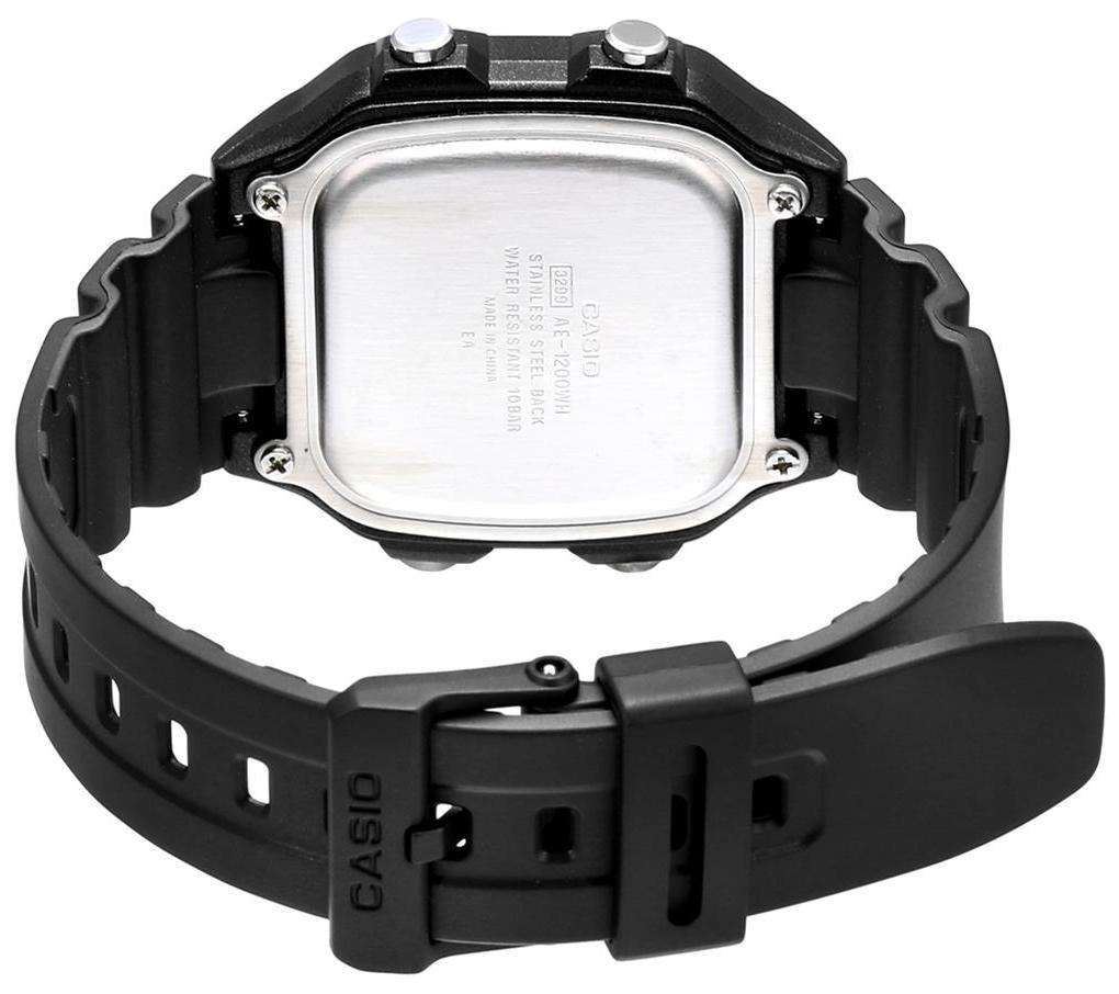 Casio AE-1200WH-1BVDF Black Resin Watch for Men-Watch Portal Philippines
