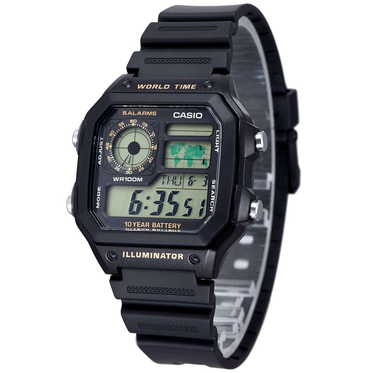 Casio AE-1200WH-1BVDF Black Resin Watch for Men-Watch Portal Philippines