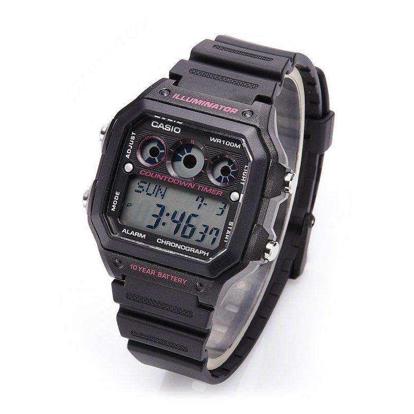 Casio AE-1300WH-1A2VDF Black Resin Watch for Men-Watch Portal Philippines