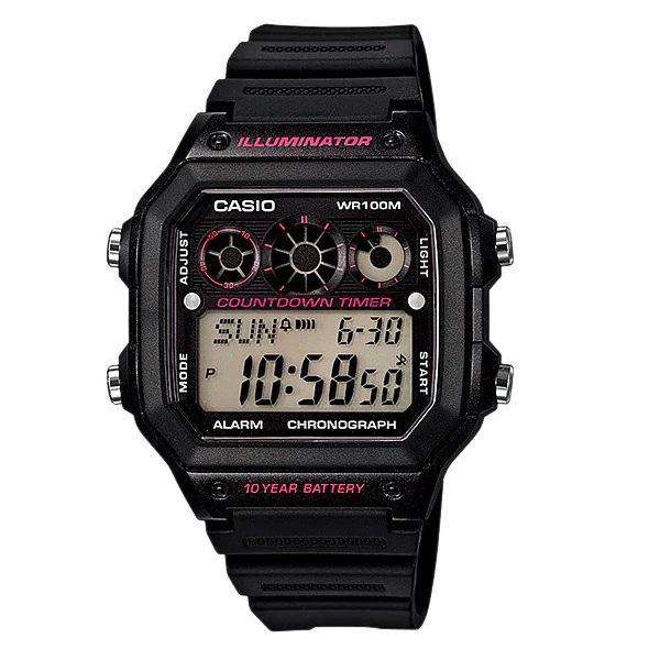 Casio AE-1300WH-1A2VDF Black Resin Watch for Men-Watch Portal Philippines