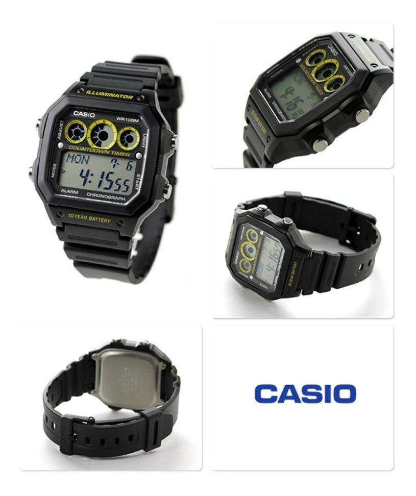 Casio AE-1300WH-1AVDF Black Resin Watch for Men-Watch Portal Philippines