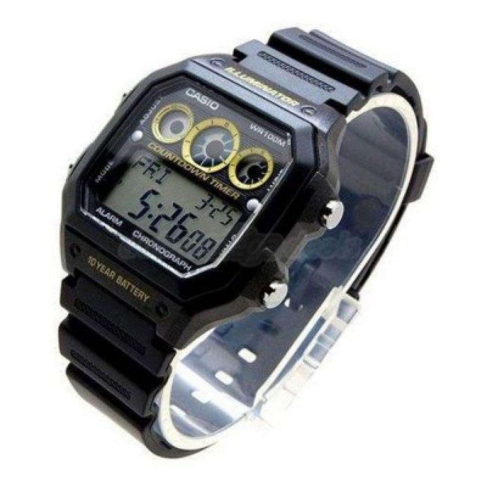 Casio AE-1300WH-1AVDF Black Resin Watch for Men-Watch Portal Philippines