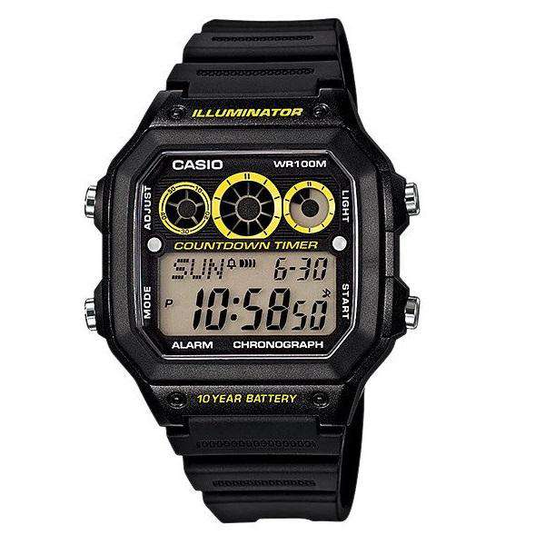 Casio AE-1300WH-1AVDF Black Resin Watch for Men-Watch Portal Philippines