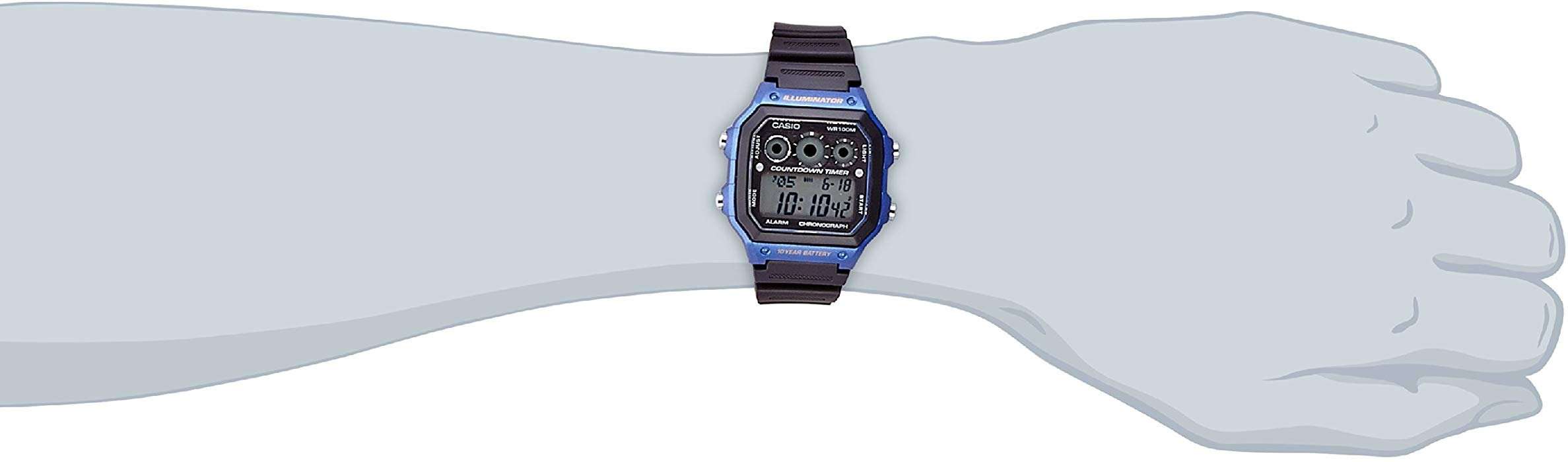 Casio AE-1300WH-2A Black Resin Strap Watch for Men-Watch Portal Philippines