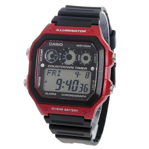 Casio AE-1300WH-4A Black Resin Strap Watch for Men-Watch Portal Philippines