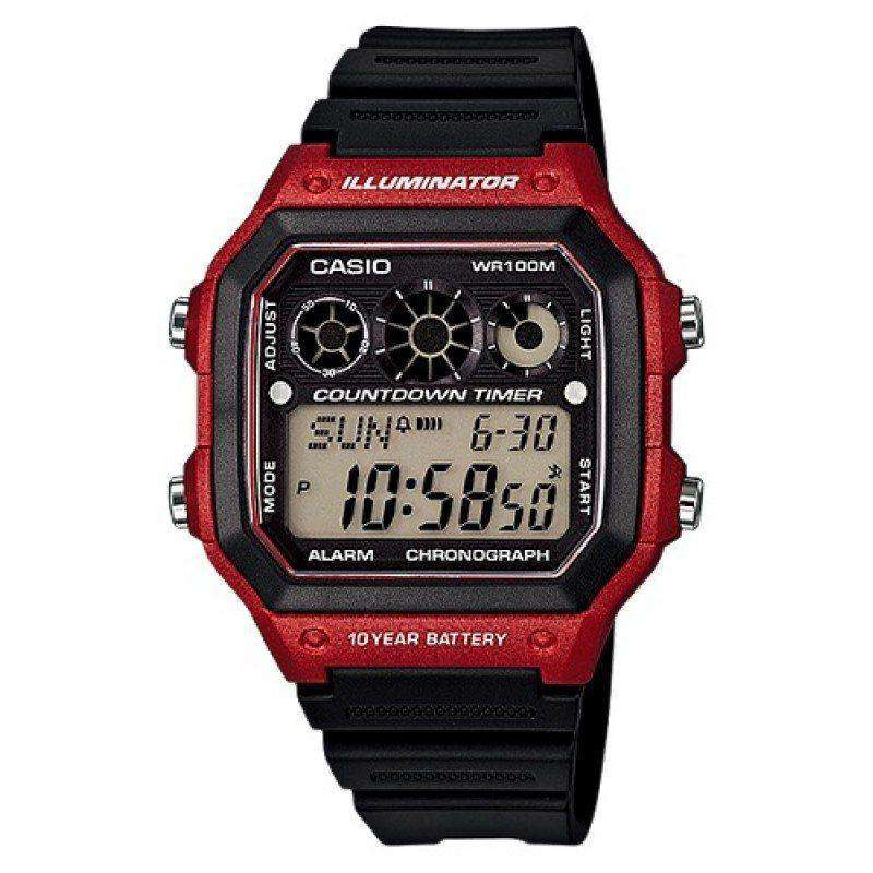 Casio AE-1300WH-4A Black Resin Strap Watch for Men-Watch Portal Philippines