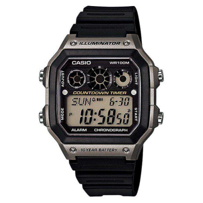 Casio AE-1300WH-8A Black Resin Strap Watch For Men-Watch Portal Philippines