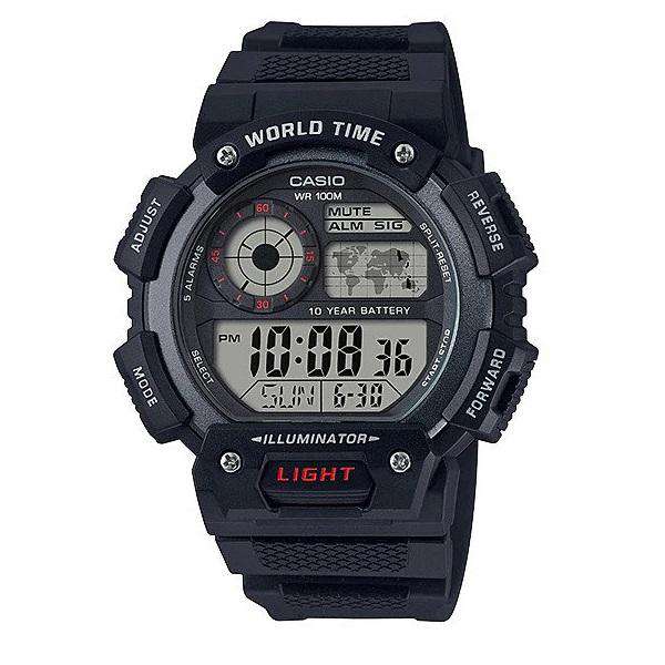 Casio AE-1400WH-1AVDF Black Resin Watch for Men-Watch Portal Philippines