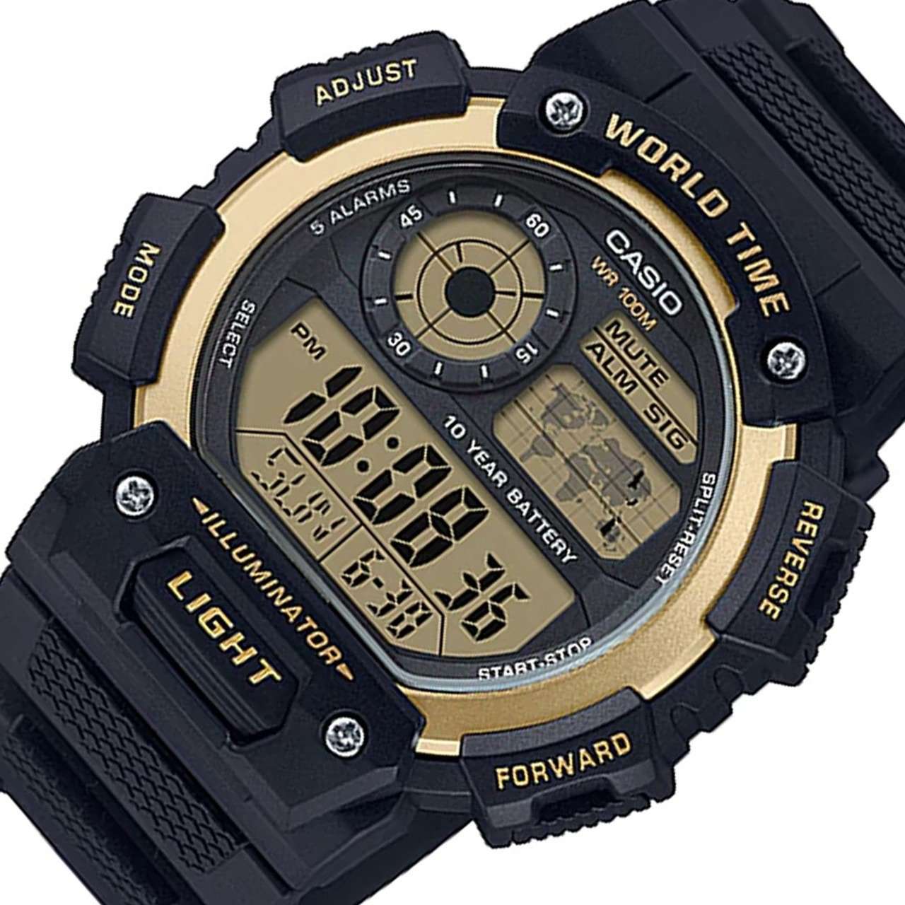 Casio AE-1400WH-9AVDF Black Resin Watch for Men-Watch Portal Philippines