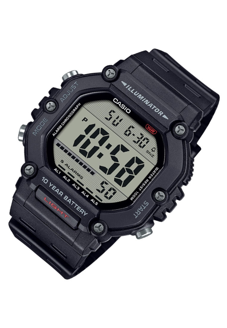 Casio AE-1600H-1A Digital Rubber Band Watch For Men-Watch Portal Philippines