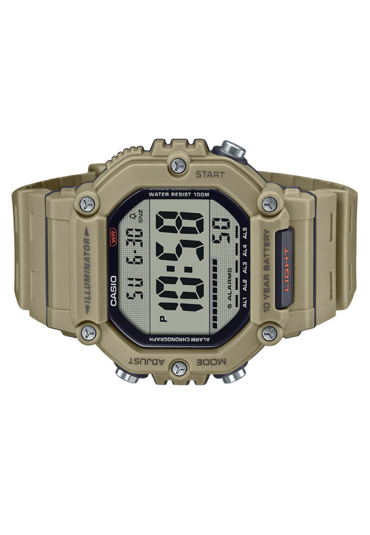 Casio AE-1600H-5A Digital Rubber Band Watch For Men-Watch Portal Philippines