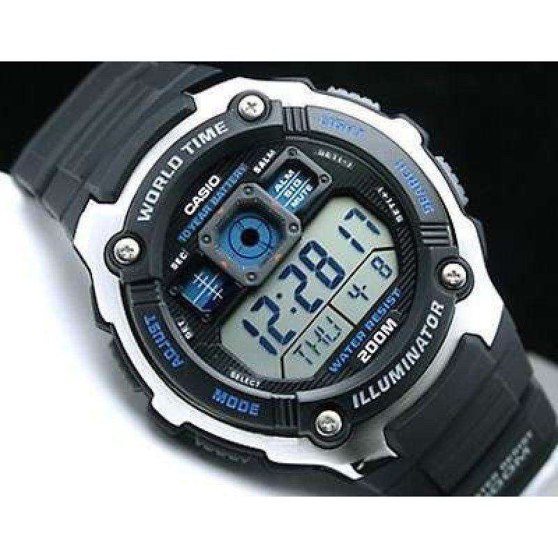 Casio AE-2000W-1A Black Resin Strap Watch for Men-Watch Portal Philippines