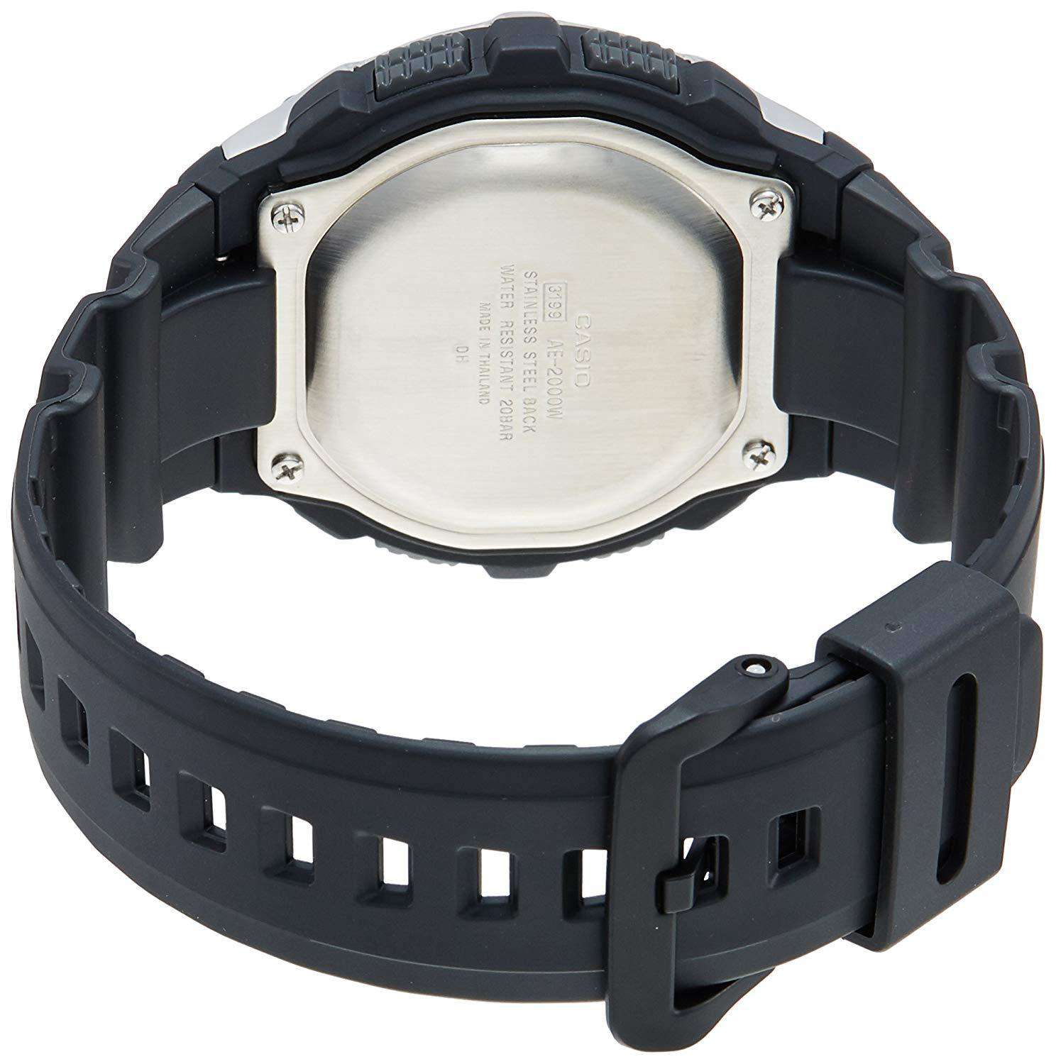 Casio AE-2000W-1A Black Resin Strap Watch for Men-Watch Portal Philippines