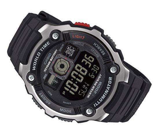 Casio AE-2000W-1B Black Resin Watch for Men-Watch Portal Philippines