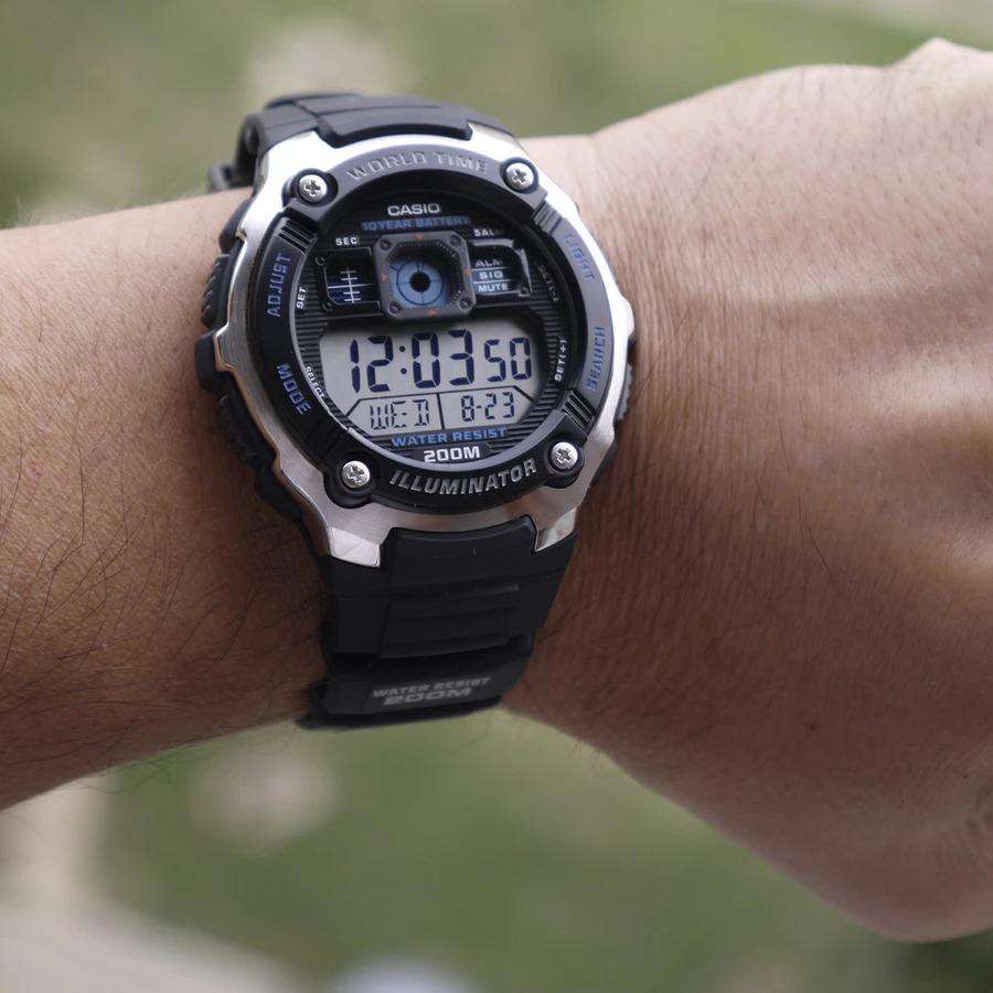 Casio AE-2000W-1B Black Resin Watch for Men-Watch Portal Philippines