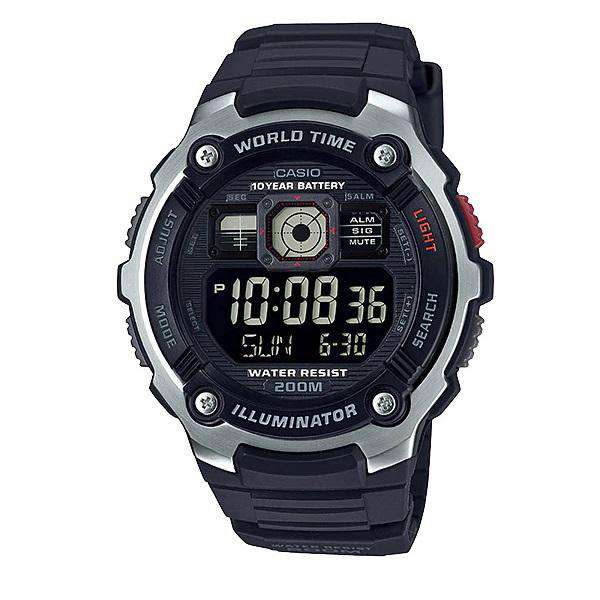 Casio AE-2000W-1B Black Resin Watch for Men-Watch Portal Philippines
