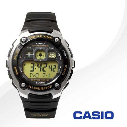 Casio AE-2000W-9A Black Resin Watch for Men-Watch Portal Philippines