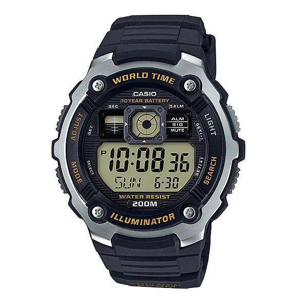 Casio AE-2000W-9A Black Resin Watch for Men-Watch Portal Philippines