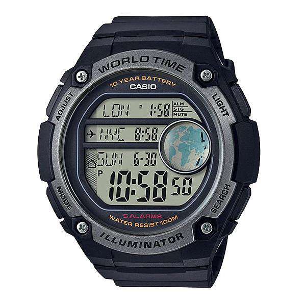 Casio AE-3000W-1AVDF Black Resin Watch for Men-Watch Portal Philippines