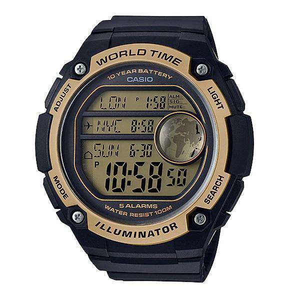 Casio AE-3000W-9AVDF Black Resin Watch for Men-Watch Portal Philippines