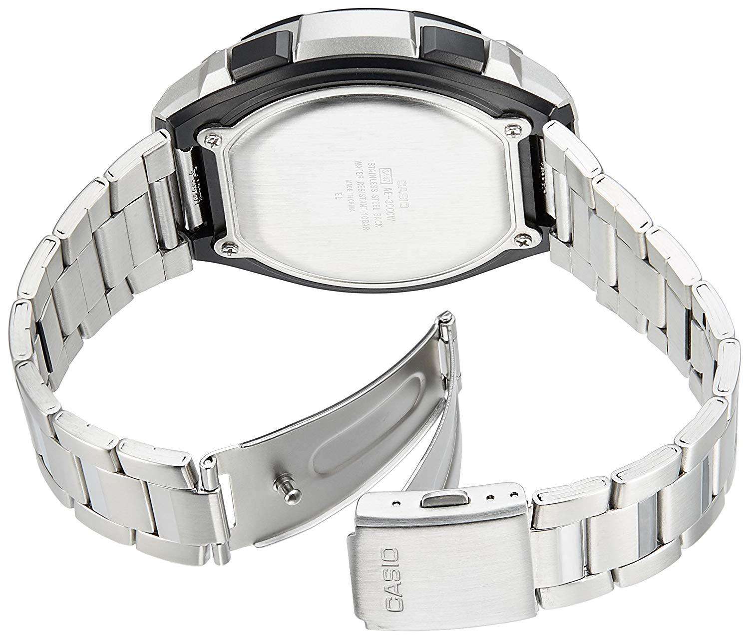 Casio AE-3000WD-1AVDF Silver Stainless Watch for Men-Watch Portal Philippines