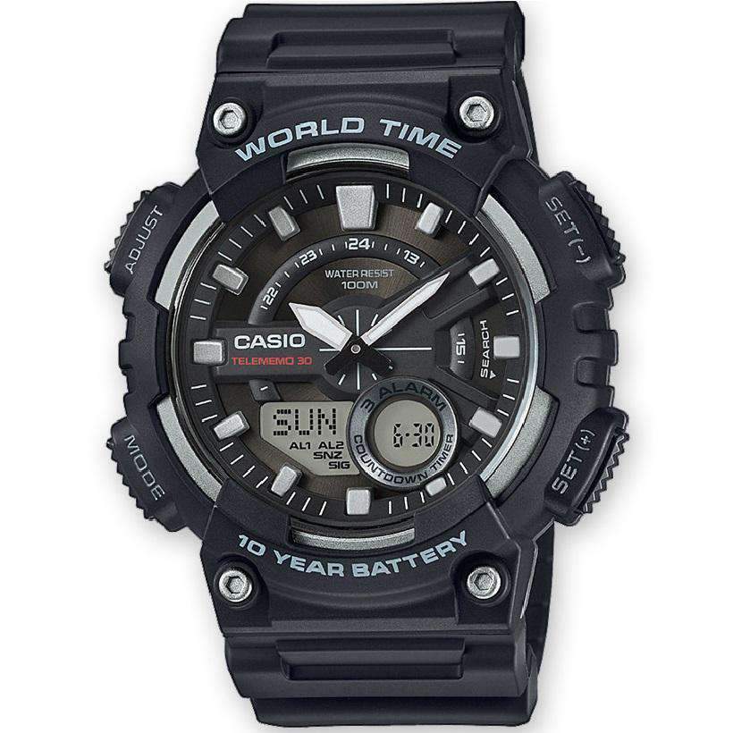 Casio AEQ-110W-1A Black Resin Strap Watch for Men-Watch Portal Philippines