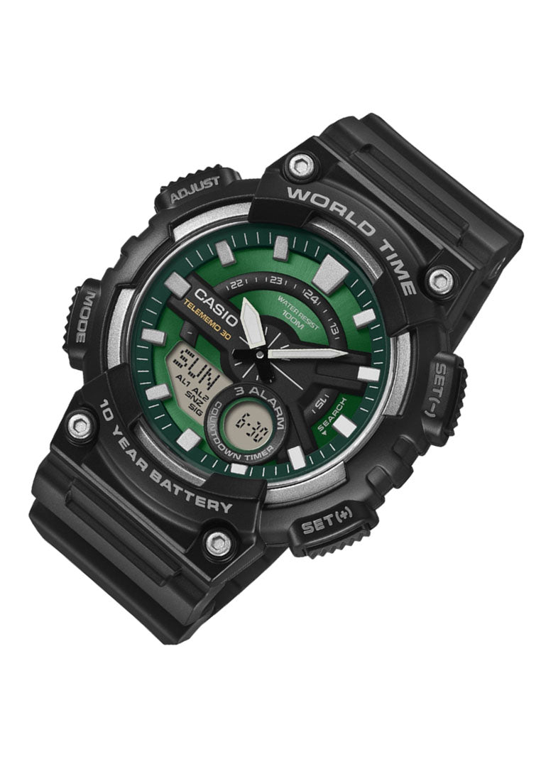 Casio AEQ-110W-3A2VDF Rubber Strap Digital Analog Watch for Men-Watch Portal Philippines