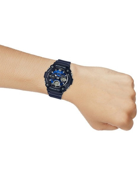 Casio AEQ-120W-2A Black Resin Strap Watch for Men-Watch Portal Philippines