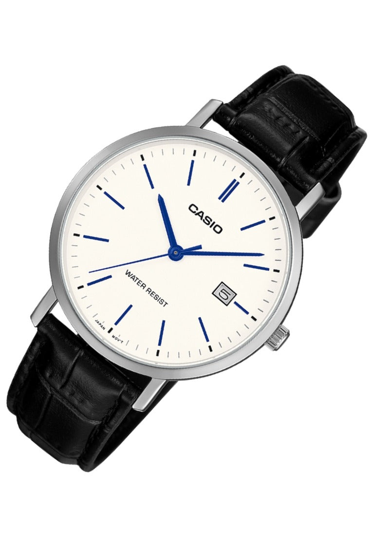 Casio Analog Leather Strap Watch for Men MTP-VT05L-7EDF-Watch Portal Philippines