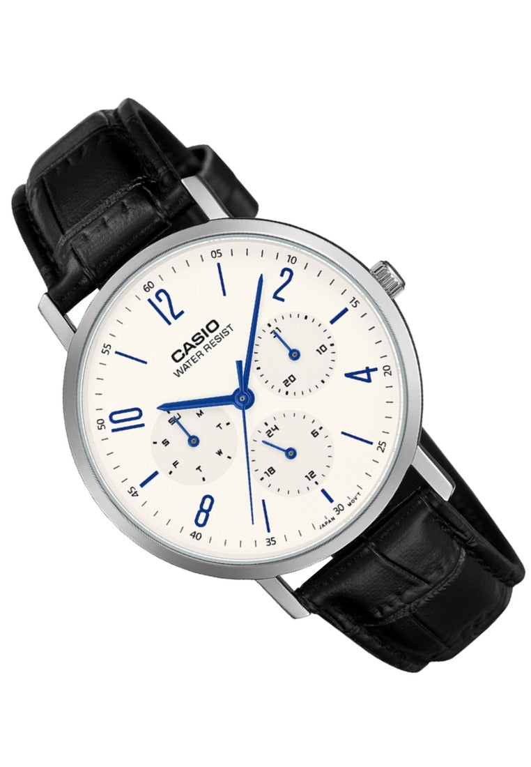 Casio Analog Leather Strap Watch for Men MTP-VT06L-7BDF-Watch Portal Philippines