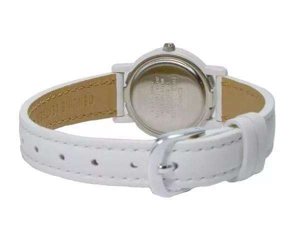 Casio Analog LQ-139L-7B White Leather Strap Women's Watch-Watch Portal Philippines