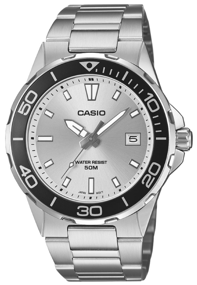 Casio Analog Stainless Steel Strap Watch for Men MTD-145D-7AVDF-Watch Portal Philippines
