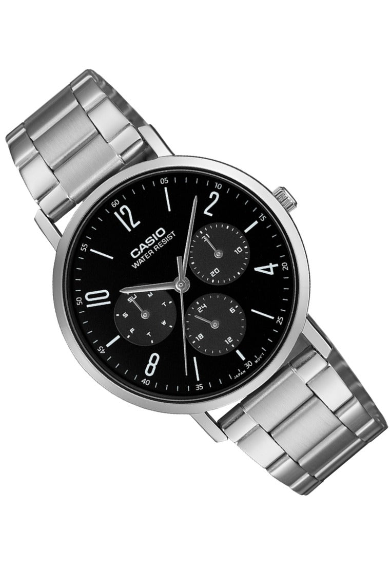 Casio Analog Stainless Steel Strap Watch for Men MTP-VT06D-1BDF-Watch Portal Philippines