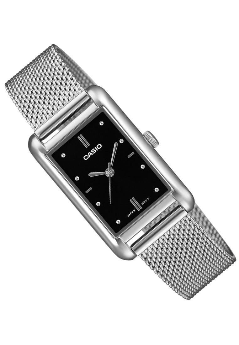 Casio Analog Stainless Steel Strap Watch for Women LTP-B171M-1ADF-Watch Portal Philippines