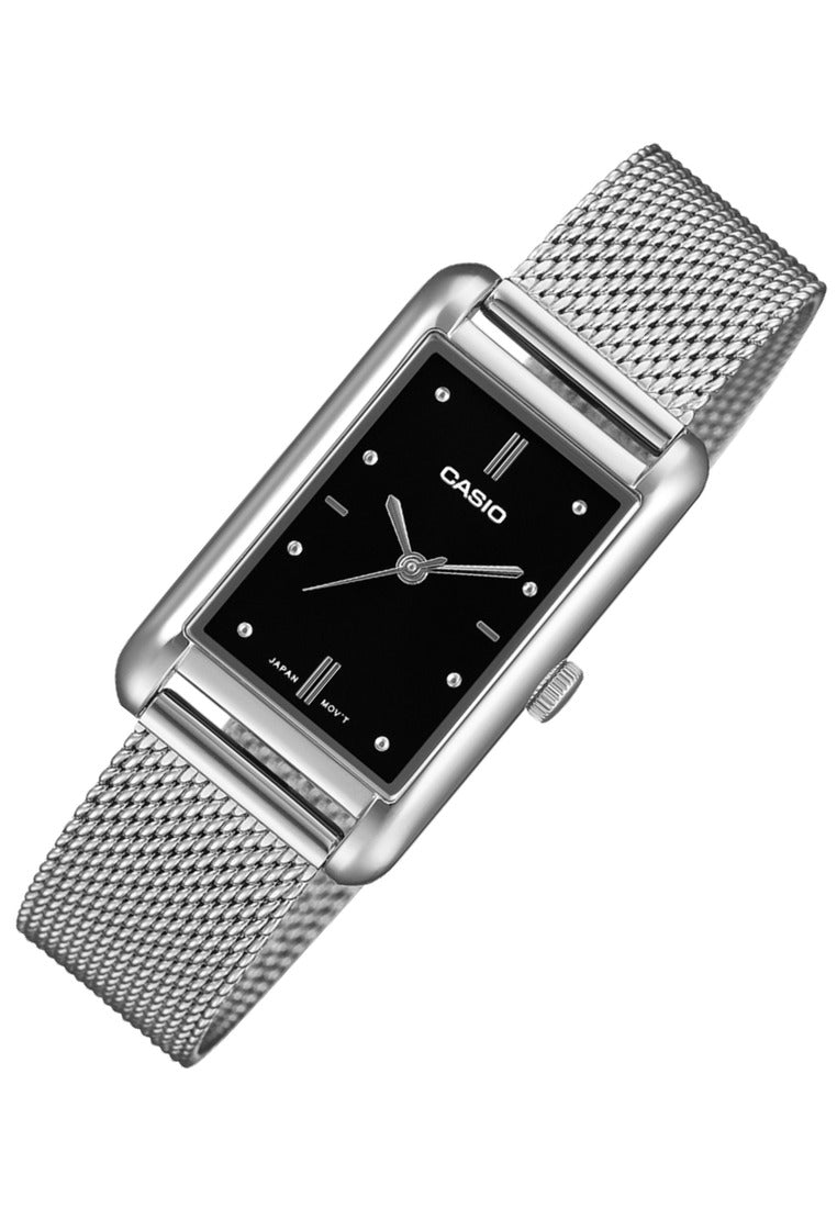 Casio Analog Stainless Steel Strap Watch for Women LTP-B171M-1ADF-Watch Portal Philippines