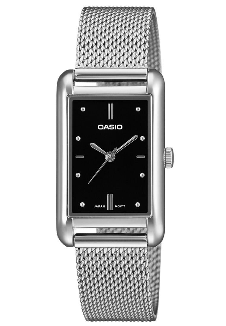 Casio Analog Stainless Steel Strap Watch for Women LTP-B171M-1ADF-Watch Portal Philippines