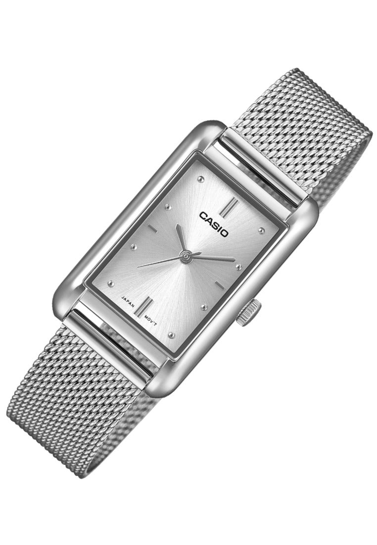 Casio Analog Stainless Steel Strap Watch for Women LTP-B171M-7ADF-Watch Portal Philippines