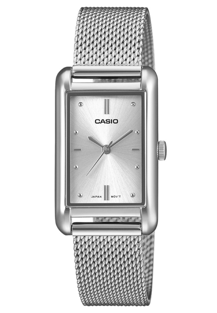 Casio Analog Stainless Steel Strap Watch for Women LTP-B171M-7ADF-Watch Portal Philippines