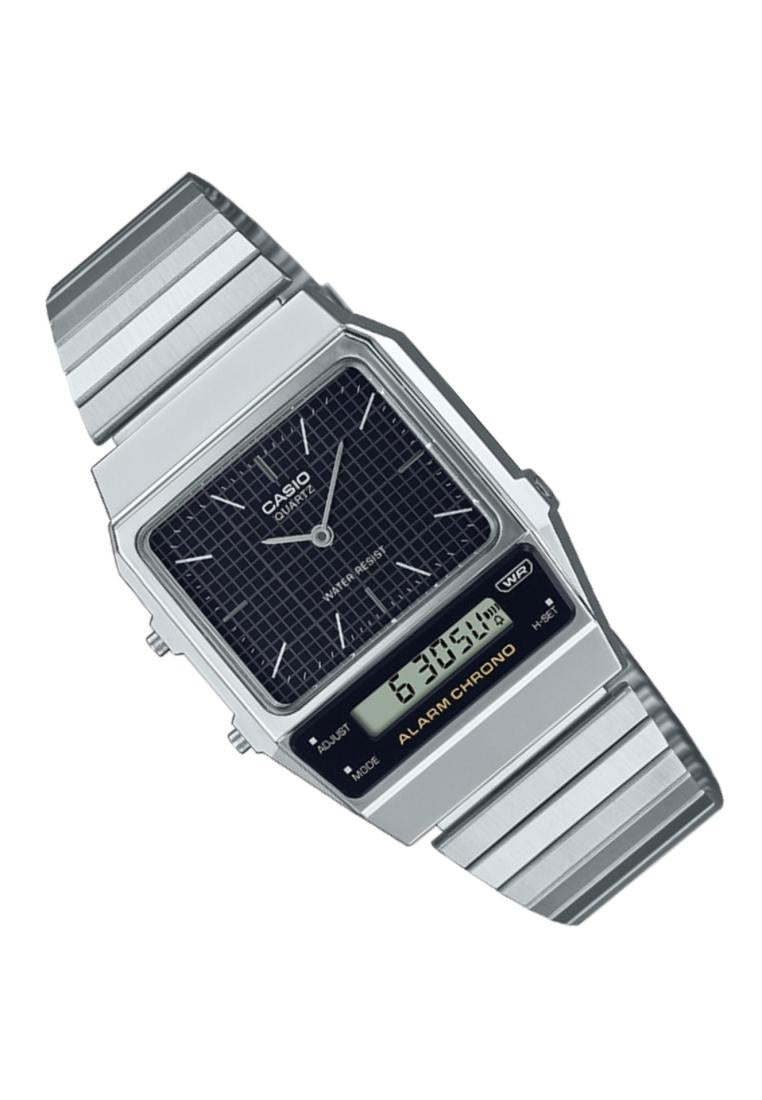 Casio AQ-800E-1A Digital Analog Stainless Steel Strap Watch-Watch Portal Philippines