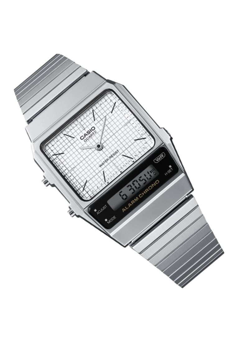 Casio AQ-800E-7A Digital Analog Stainless Steel Strap Watch-Watch Portal Philippines