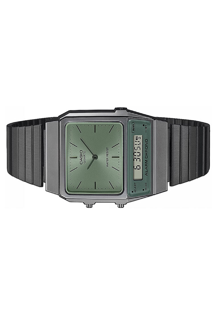 Casio AQ-800ECGG-3A Analog Stainless Steel Strap Watch For Women-Watch Portal Philippines