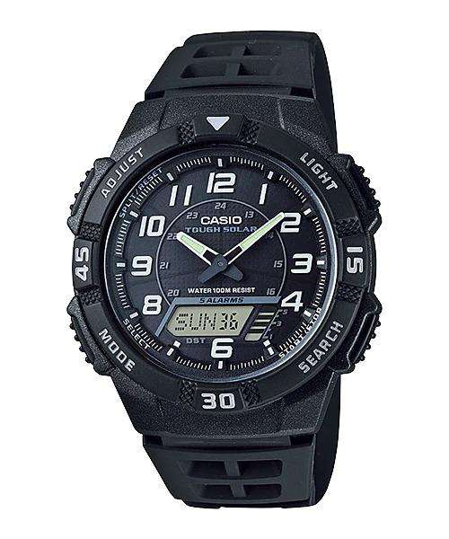 Casio AQ-S800W-1B Black Solar Powered Watch for Men-Watch Portal Philippines
