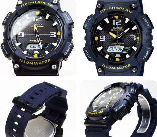 Casio AQ-S810W-2A Blue Solar Powered Watch for Men-Watch Portal Philippines