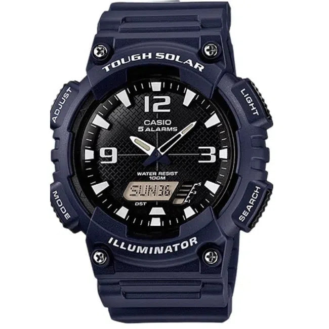 Navy blue 2025 casio watch