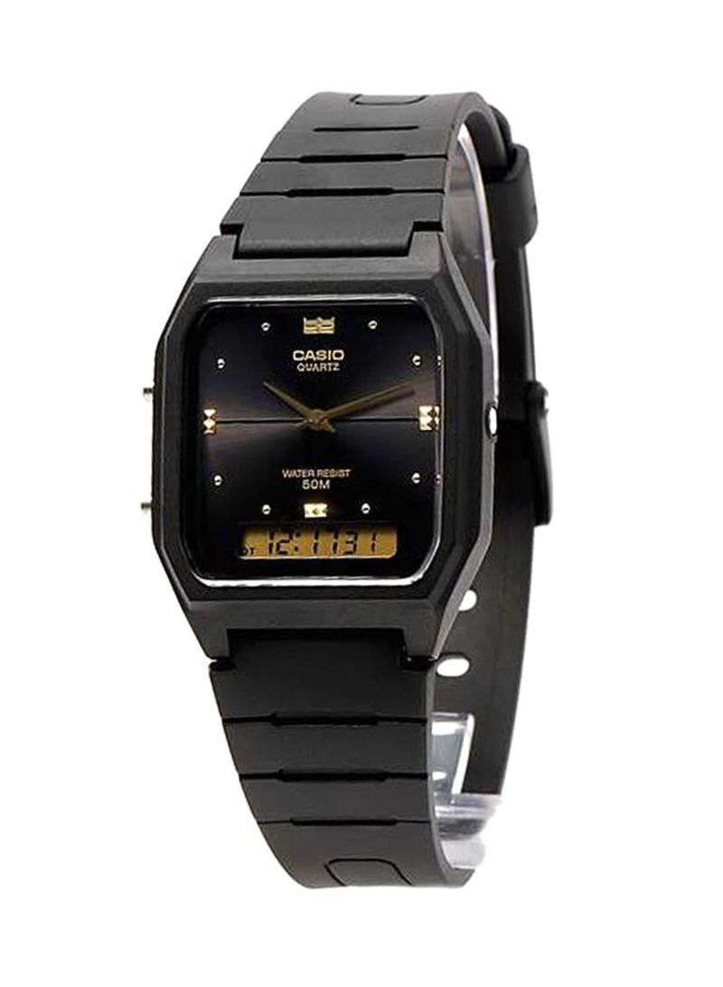 Casio AW-48HE-1AVDF All Black Resin Watch for Men and Women-Watch Portal Philippines