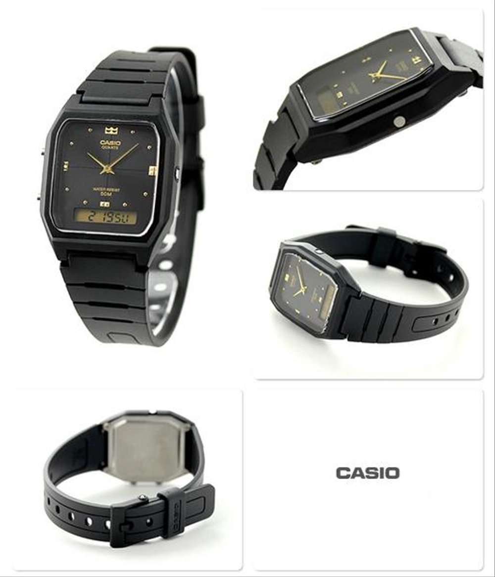 Casio AW-48HE-1AVDF All Black Resin Watch for Men and Women-Watch Portal Philippines