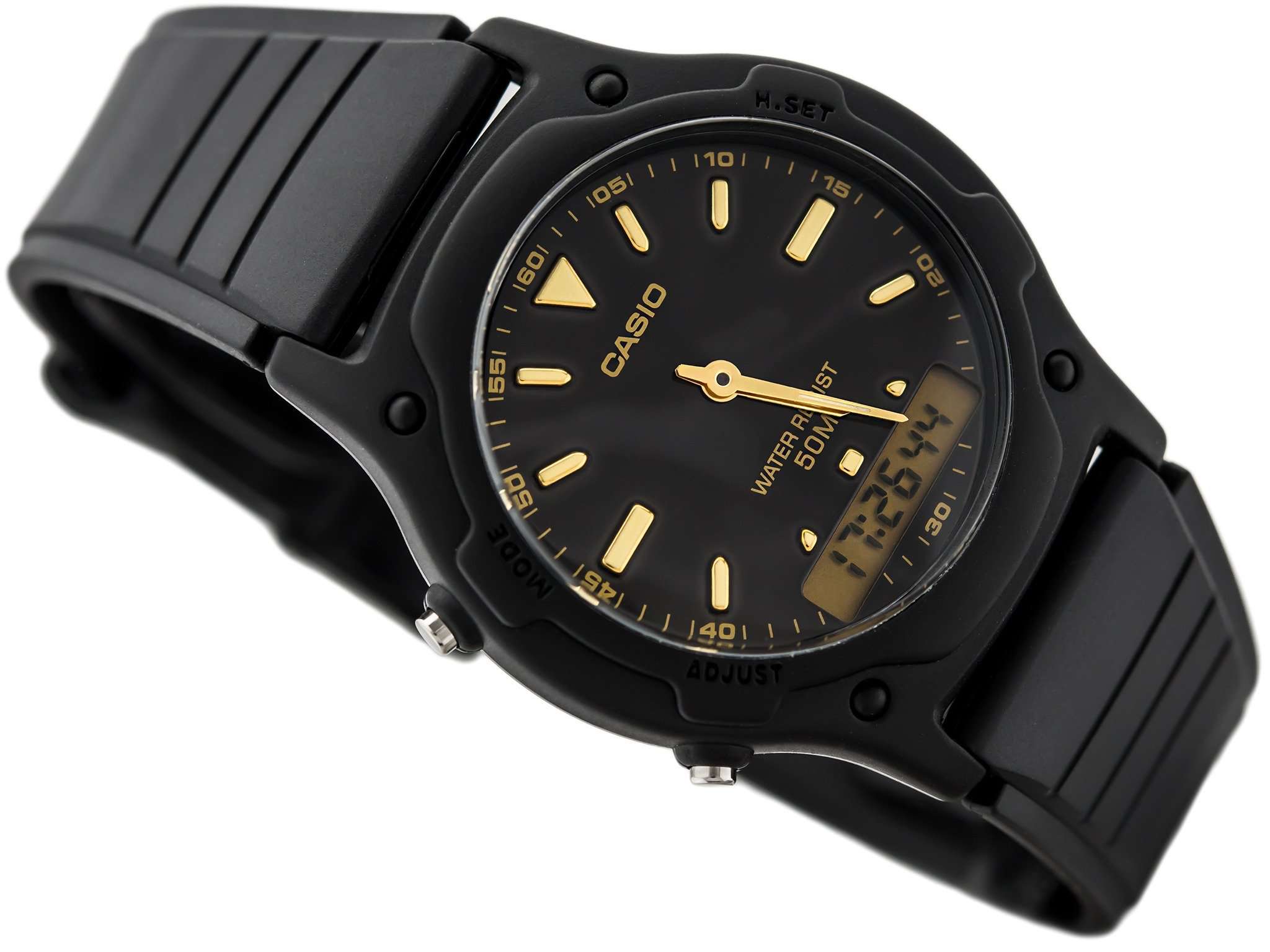 Casio AW-49H-1BVDF Black Resin Watch for Men and Women-Watch Portal Philippines