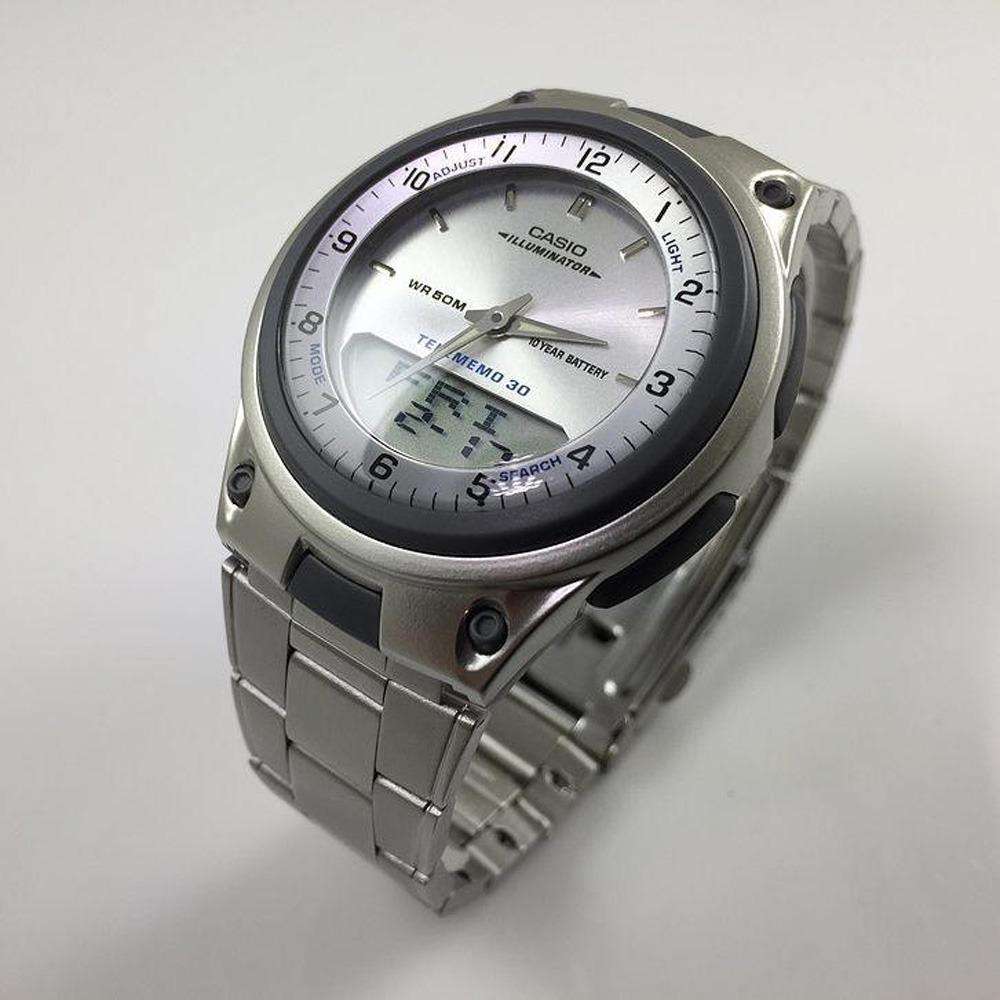 Casio AW-80D-7AVDF Silver Stainless Steel Strap Watch for Men-Watch Portal Philippines